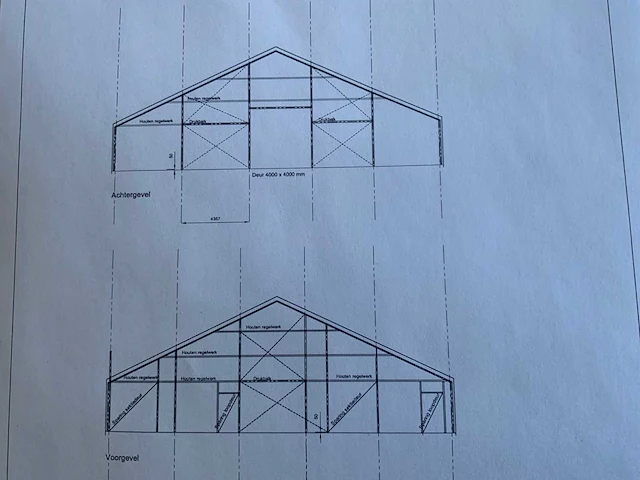 Complete prefab stal met zonnepaneel installatie - afbeelding 40 van  47