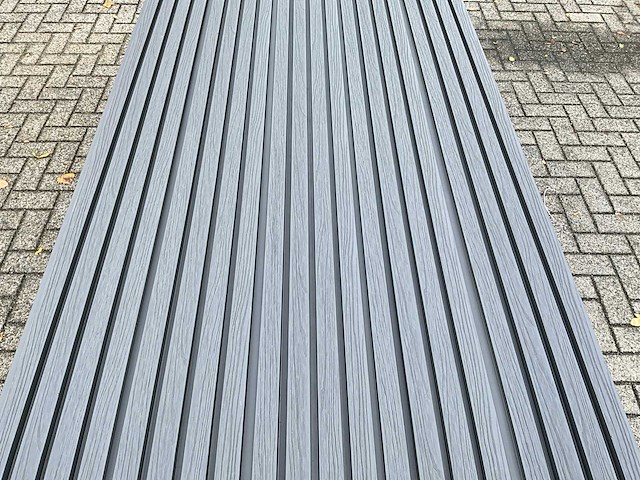 Composiet - gevelbekleding rhombusprofiel antraciet (25x) - afbeelding 10 van  15