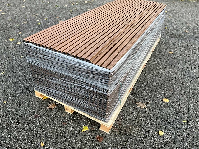 Composiet - gevelbekleding rhombusprofiel teak (25x) - afbeelding 8 van  12