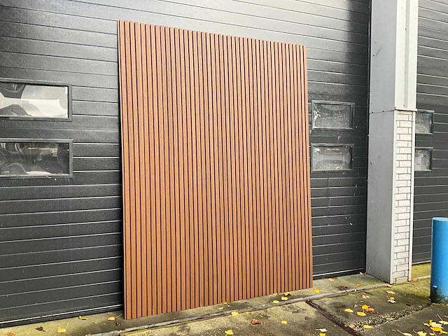 Composiet - gevelbekleding rhombusprofiel teak (50x) - afbeelding 2 van  12