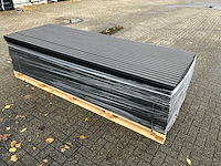 Composiet - gevelbekleding rhombusprofiel zwart (100x)
