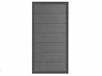 Composiet deur 180x90 cm antraciet (2x) - afbeelding 1 van  5