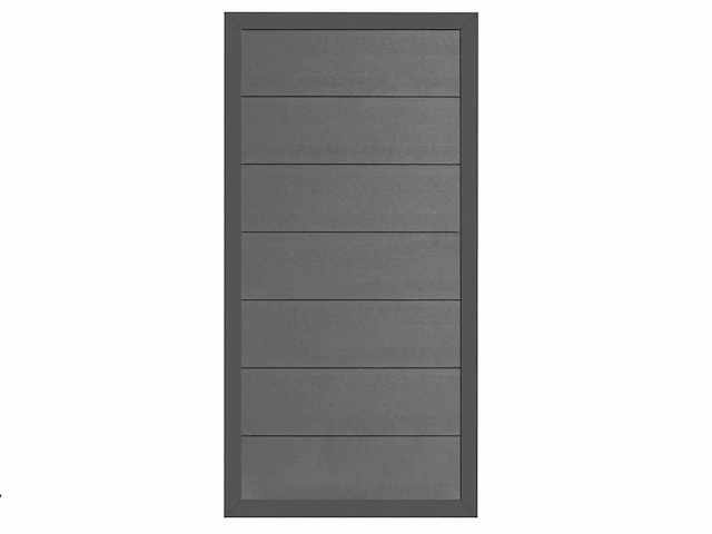 Composiet deur 180x90 cm antraciet (2x) - afbeelding 1 van  5