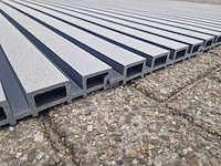 Composiet gevelbekleding rhombusprofiel 2900x219x26 mm (25x) - afbeelding 4 van  7