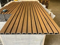 Composiet gevelbekleding rhombusprofiel 2900x219x26 mm (70x)