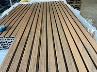 Composiet gevelbekleding rhombusprofiel 2900x219x26 mm (70x) - afbeelding 3 van  8
