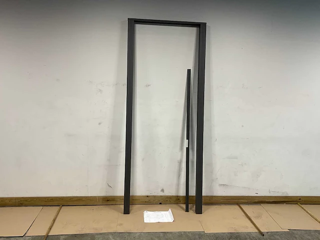 Composiet tuindeur in kozijn - houtlook antraciet - 270x108 cm - afbeelding 5 van  15
