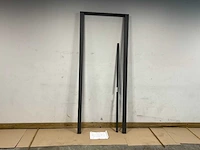 Composiet tuindeur in kozijn - houtlook antraciet - 270x108 cm - afbeelding 5 van  15