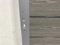 Composiet tuindeur in kozijn - houtlook antraciet - 270x108 cm - afbeelding 13 van  15