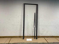 Composiet tuindeur in kozijn - houtlook antraciet - 270x108 cm - afbeelding 13 van  15