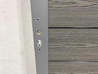 Composiet tuindeur in kozijn - houtlook antraciet - 270x108 cm - afbeelding 7 van  15