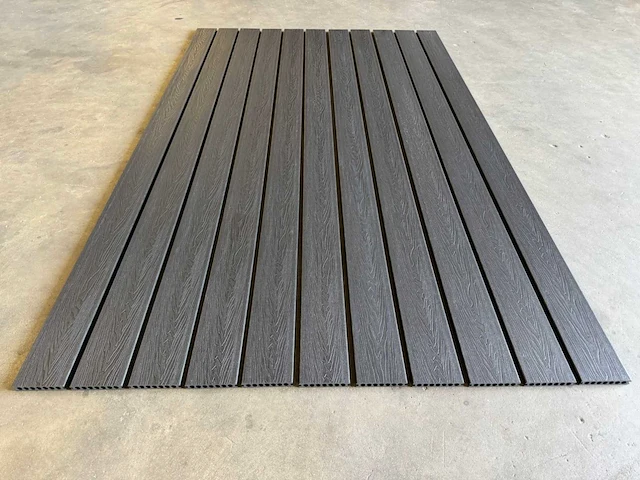 Composiet vloer plank zwart (6m2) - afbeelding 6 van  11
