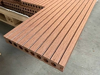Composiet vlonderplank 4000x145x21mm (132x) - afbeelding 1 van  4