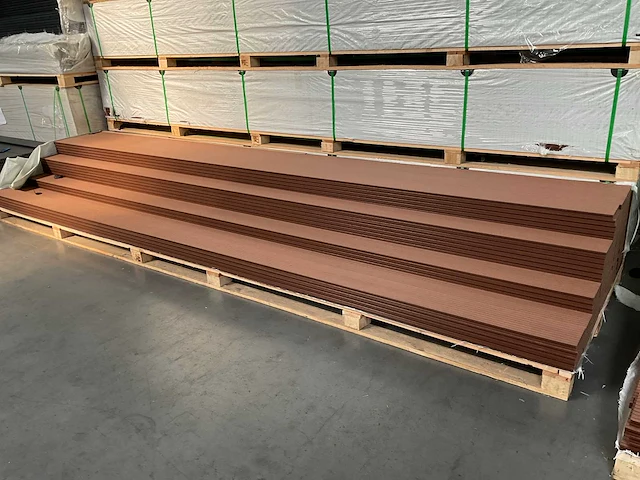Composiet vlonderplank 4000x145x21mm (82x) - afbeelding 2 van  4