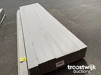 Composiet vlonderplank grijs 420x14.5x2.3 cm - afbeelding 4 van  6
