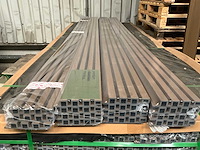 Composiet wandpaneel quadruple rhombus teak rabatdelen 280cm (110x) - afbeelding 5 van  5