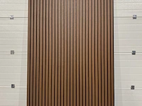 Composiet wandpaneel teak (30x) - afbeelding 2 van  11