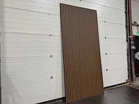 Composiet wandpaneel teak (30x) - afbeelding 3 van  11