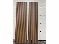 Composiet wandpaneel teak (30x) - afbeelding 4 van  11