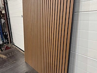 Composiet wandpaneel teak (30x) - afbeelding 6 van  11