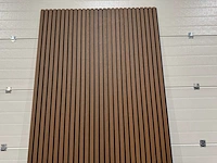 Composiet wandpaneel teak (30x) - afbeelding 10 van  11