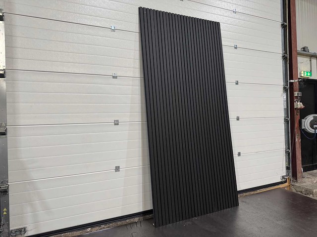Composiet wandpaneel zwart (12x) - afbeelding 1 van  11