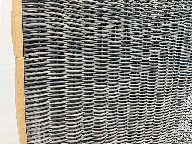 Composiet wickerscherm in aluminium frame 180x180 cm (10x) - afbeelding 2 van  6