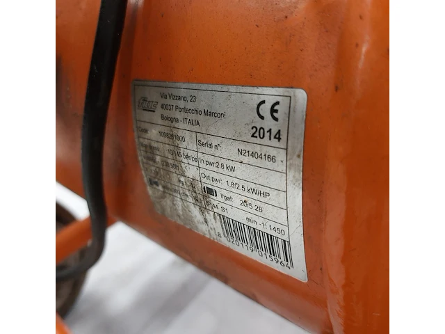 Compressor 400/20l 230v~ fiac, fv 304-20, bouwjaar 2014 - afbeelding 6 van  6