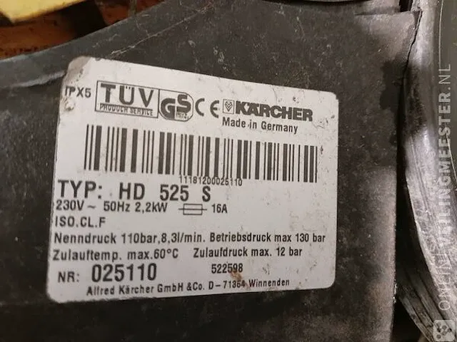 Compressor airpress, hogedrukreiniger karcher - afbeelding 10 van  34