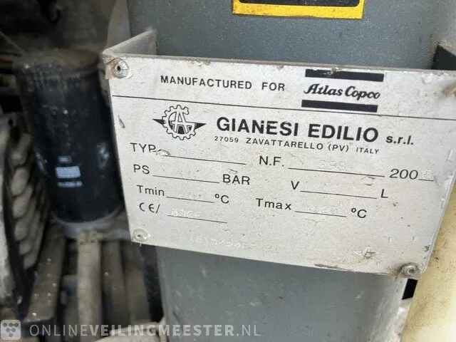 Compressor atlas copco, wit, bouwjaar onbekend - afbeelding 3 van  11