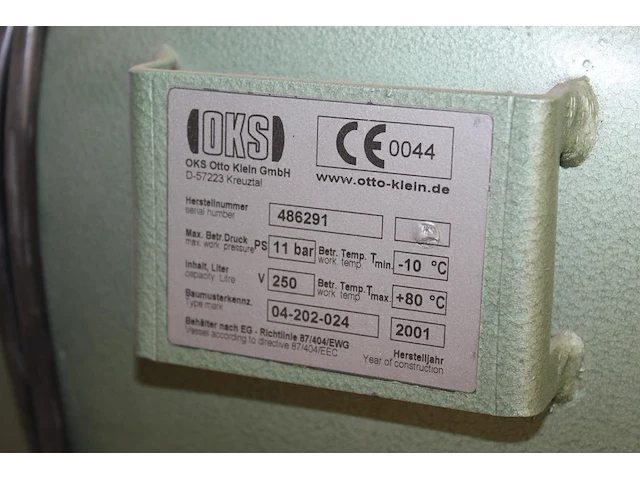 Compressor creemers cst600. bouwjaar 2001. - afbeelding 2 van  3
