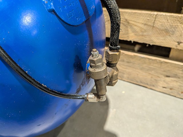 Compressor electra beckum, mega 350w, blauw, bouwjaar 2003 - afbeelding 6 van  15