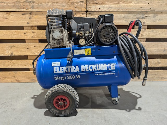 Compressor electra beckum, mega 350w, blauw, bouwjaar 2003 - afbeelding 9 van  15