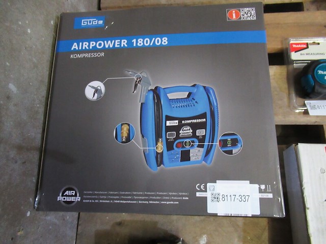 Compressor gude, airpower 180/08 - afbeelding 3 van  3