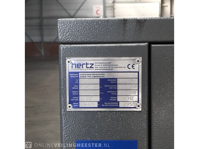 Compressor hertz, hsc22, bouwjaar 2019 - afbeelding 5 van  11