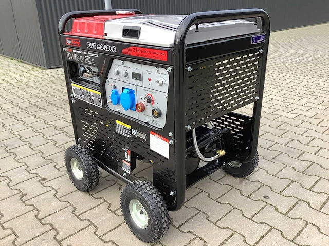 Compressor, lasapparaat, stroomgenerator - 3-in-1 mobiel werkstation - afbeelding 1 van  19
