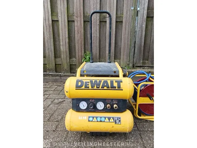 Compressor met luchtslanghaspel dewalt, dpc16ps-qs - afbeelding 6 van  24