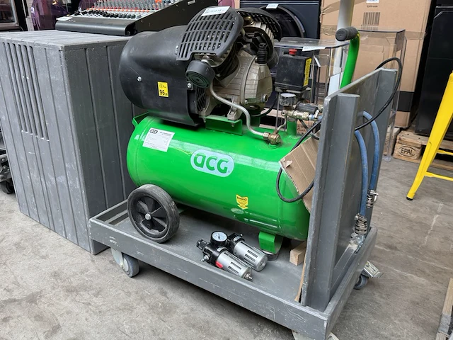 Compressor met transportkist verrijdbaar - afbeelding 1 van  11