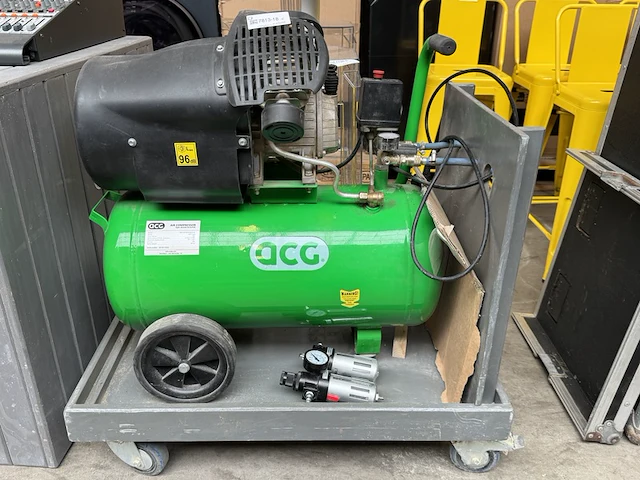 Compressor met transportkist verrijdbaar - afbeelding 5 van  11