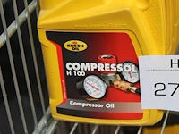 Compressor olie kroon oil compressoil h100 5 flacons a 1. excl. draadmand - afbeelding 2 van  2