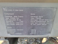 Compressor op aanhanger atlas copco, xas80 dd - afbeelding 15 van  20