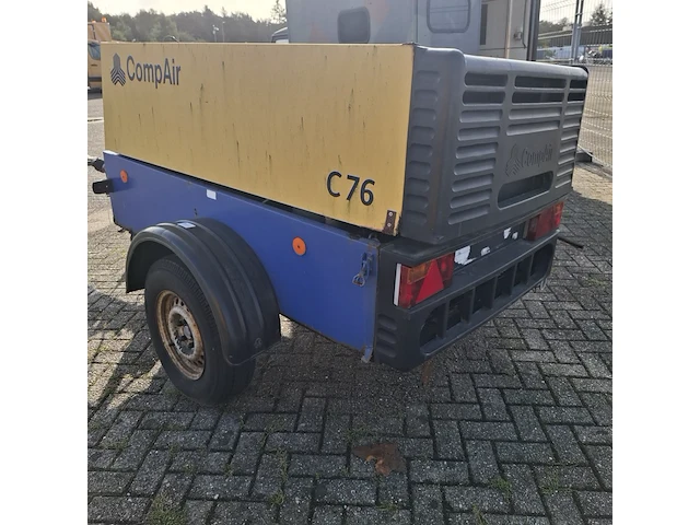 Compressor op aanhangwagen, compair, c76 / dlt 0702, 2003 - afbeelding 21 van  22