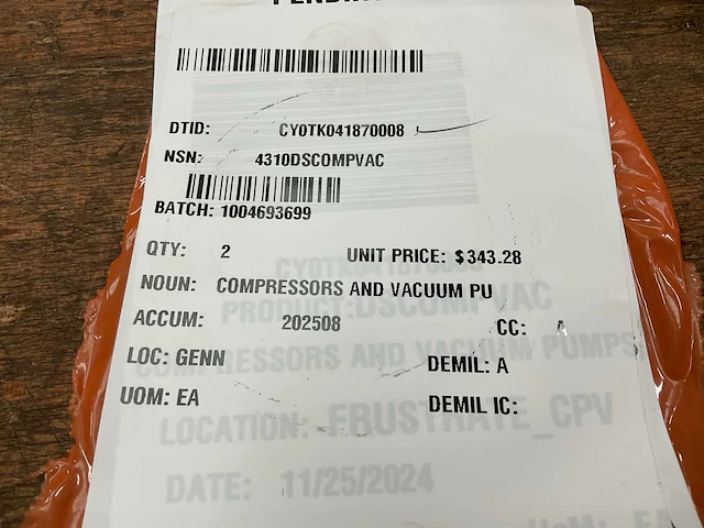 Compressor parts (2x) - afbeelding 5 van  5