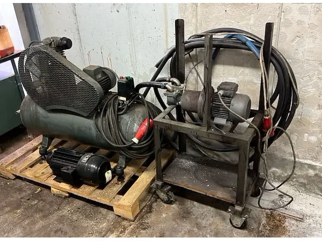 Compressor + pomp + elektromotor - afbeelding 2 van  5