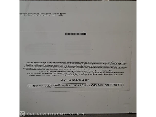 Computer apple, imac 24 inch a2439 8gb/256gb - afbeelding 6 van  7