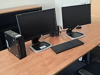 Computer inclusief 2 hp monitoren hp, prodesk 400 g7 & prodisplay p221 - afbeelding 2 van  8