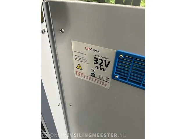 Computer, labcabby model nummer 32v mini blue , grijs - afbeelding 8 van  9