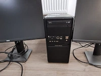 Computer met 2x beeldscherm coolermaster, dell - afbeelding 5 van  8