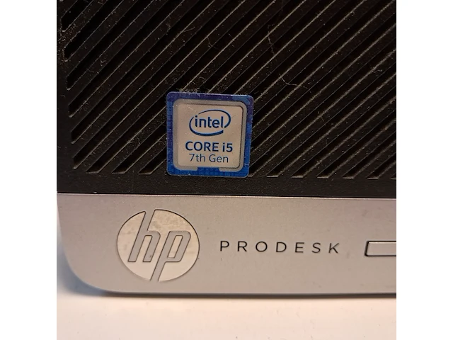 Computer met 2x beeldscherm, hp, prodesk 600 g3 sff, core i5 7th gen - afbeelding 3 van  10