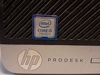 Computer met 2x beeldscherm, hp, prodesk 600 g3 sff, core i5 7th gen - afbeelding 3 van  10